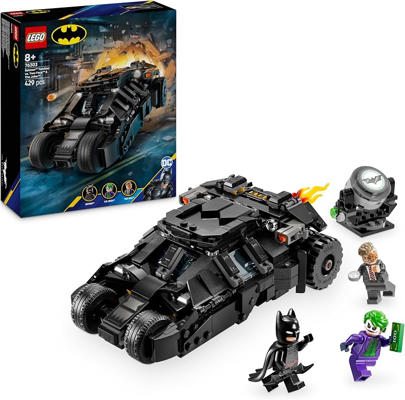 LEGO DC Batman Tumbler vs Two-Face & The Joker 76303 Batmobile Car Toy