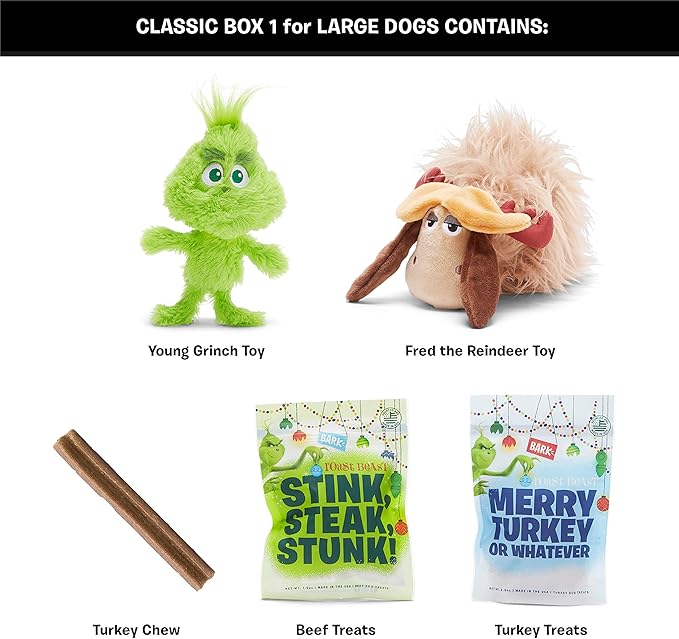 Young grinch dog toy Clearance