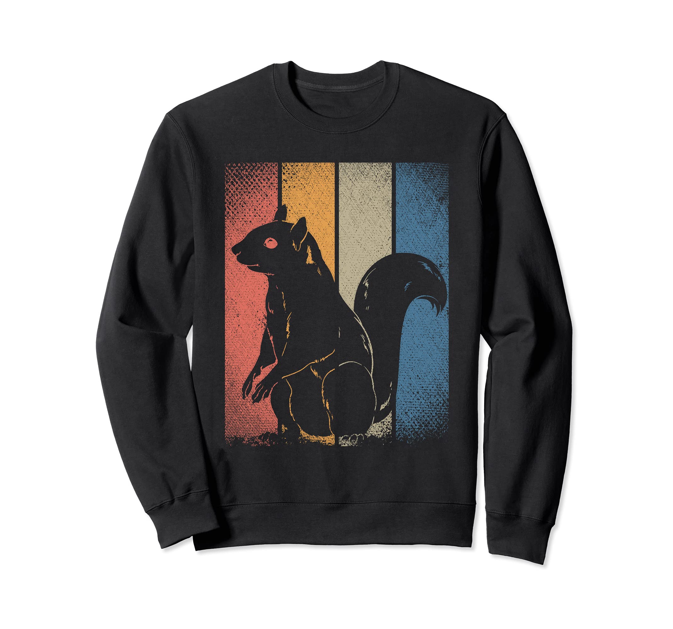 Retro Wildlife Forest Animal Squirrel Whisperer Squirrel Sweatshirt