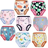 MooMoo Baby Training Underwear for Boys and Girls Absorbent Toddler Training Pants for Girs 2T-7T