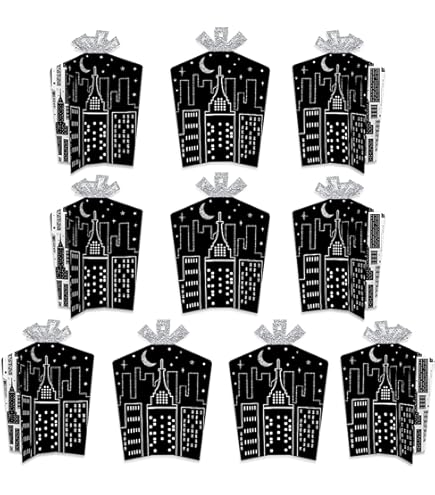Big Dot Of Happiness NYC Cityscape - New York City Party Candy Favor Sticker Kit 304 Pieces