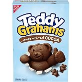 TEDDY GRAHAMS Chocolate Graham Snacks, Kids Snacks, 10 oz