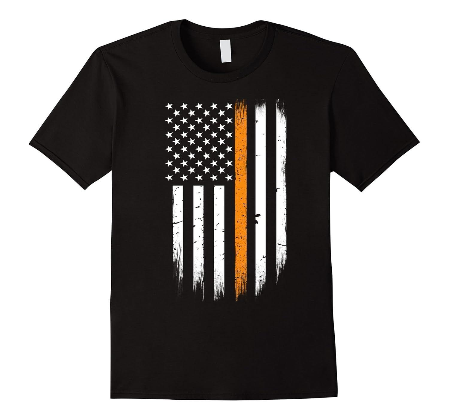 Search And Rescue Thin Orange Line Flag T-Shirt-Rose