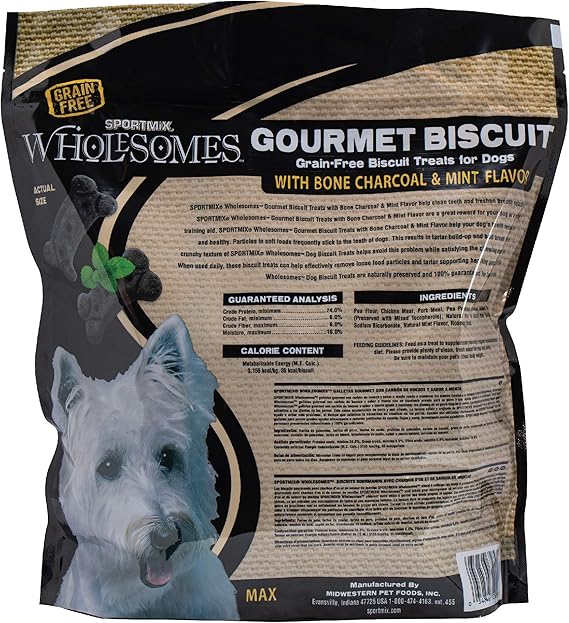 grain free charcoal biscuits for dogs