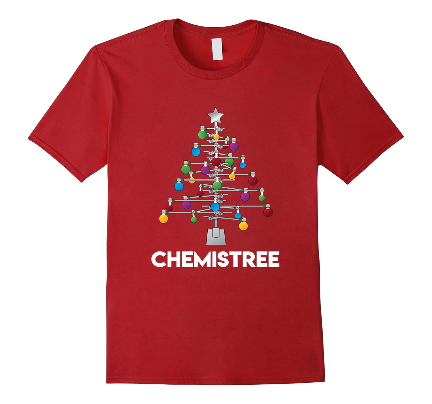 Chemistree T-Shirt Funny Christmas Science Lover Pun Tee