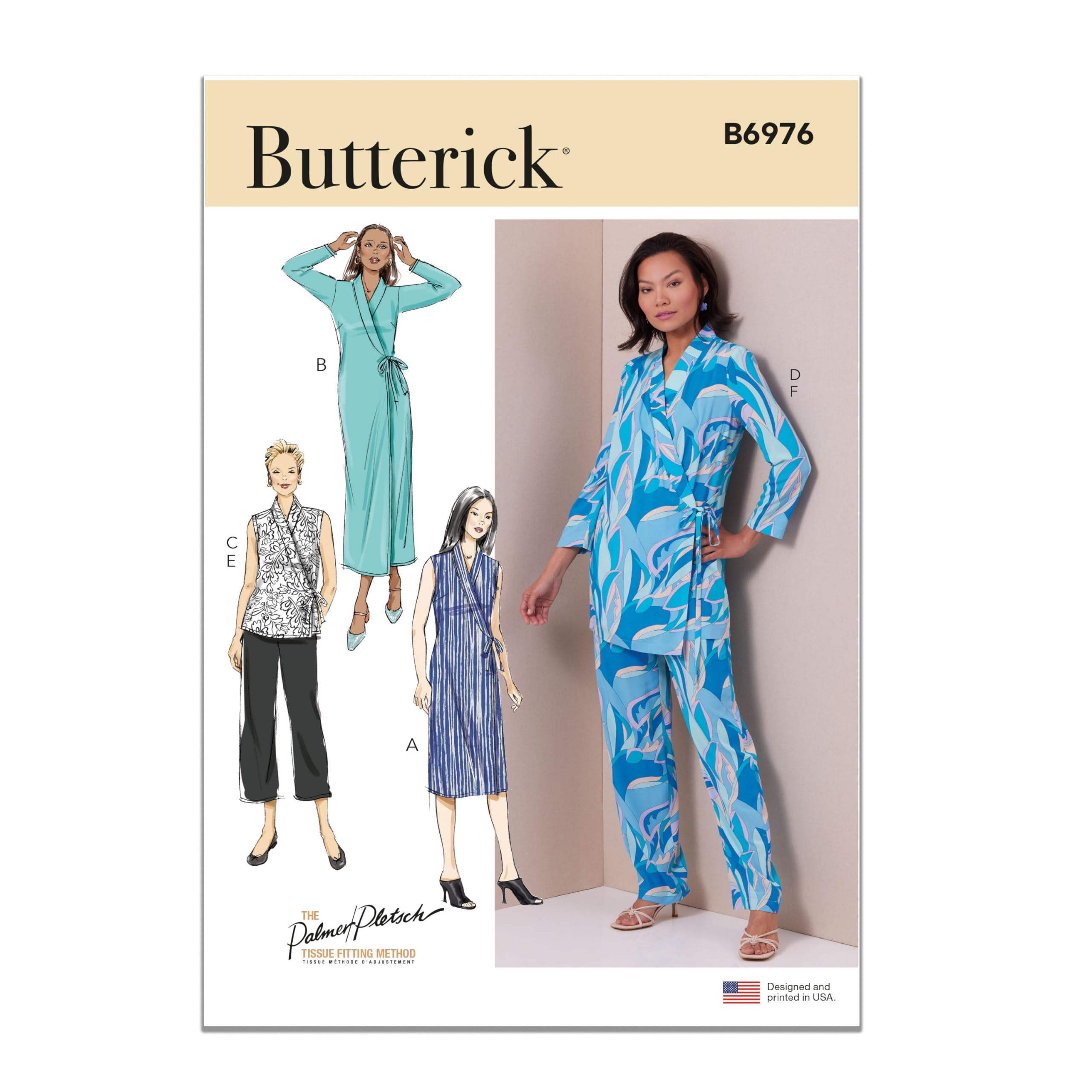 BUTTERICK B6976R5 Misses' Lounge Set by Palmer/Pletsch R5 (14-16-18-20-22)