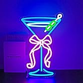 Gdbkabf Neon Sign, Bow Glass Neon Signs for Wall Decor Neon LED Signs Room Neon Light Up Signs Home Decor for Bedroom Business Club Party Bars Shop USB Operated