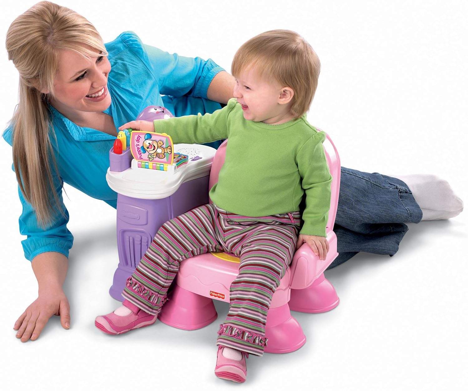 fisher price laugh and learn pink chair
