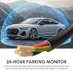 Pelsee Dash Cam Hardwire Kit, Type-C Full Set Hard