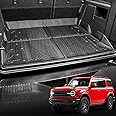 XWQZ Cargo Liner Compatible with Ford Bronco 4-Door,TPE Rear Cargo Mat Fit Bronco 2021-2025 Interior Trunk Accessories,All-We