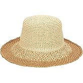 Women's Crochet Bucket Hat - Natural Nori Rancher