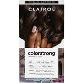 Clairol ColorStrong Permanent Hair Dye Ammonia-Free, 3.0 Darkest Brown | Ammonia‑Free, PPD‑Free, 100% Gray Coverage with Bonding System