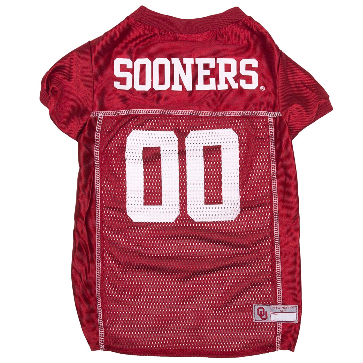 Pets First NCAA College Oklahoma Sooners Mesh Jersey for DOGS & CATS, Small.Licensed Dog Jersey with your Favorite Football/Basketball College Team โ image 1