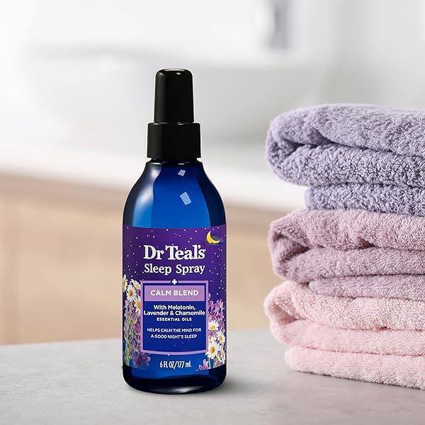 DR TEAL’S SLEEP SPRAY WITH MELATONIN & ESSENTIAL OIL BLEND, 6 FL OZ (PACK OF 3)