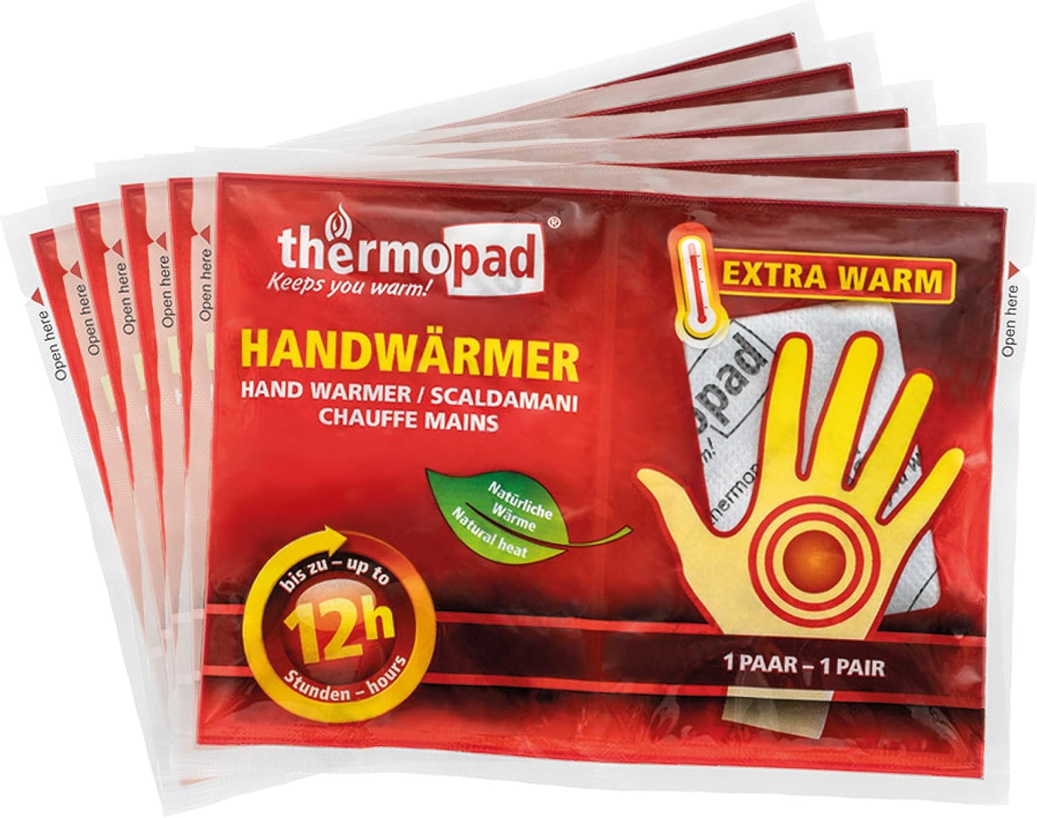 Thermopad Hand Warmers, 5 works, Off-White