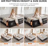 OlarHike King Size Airbed 152 x 203 cm with Built‑in Pump 46 cm High view 5