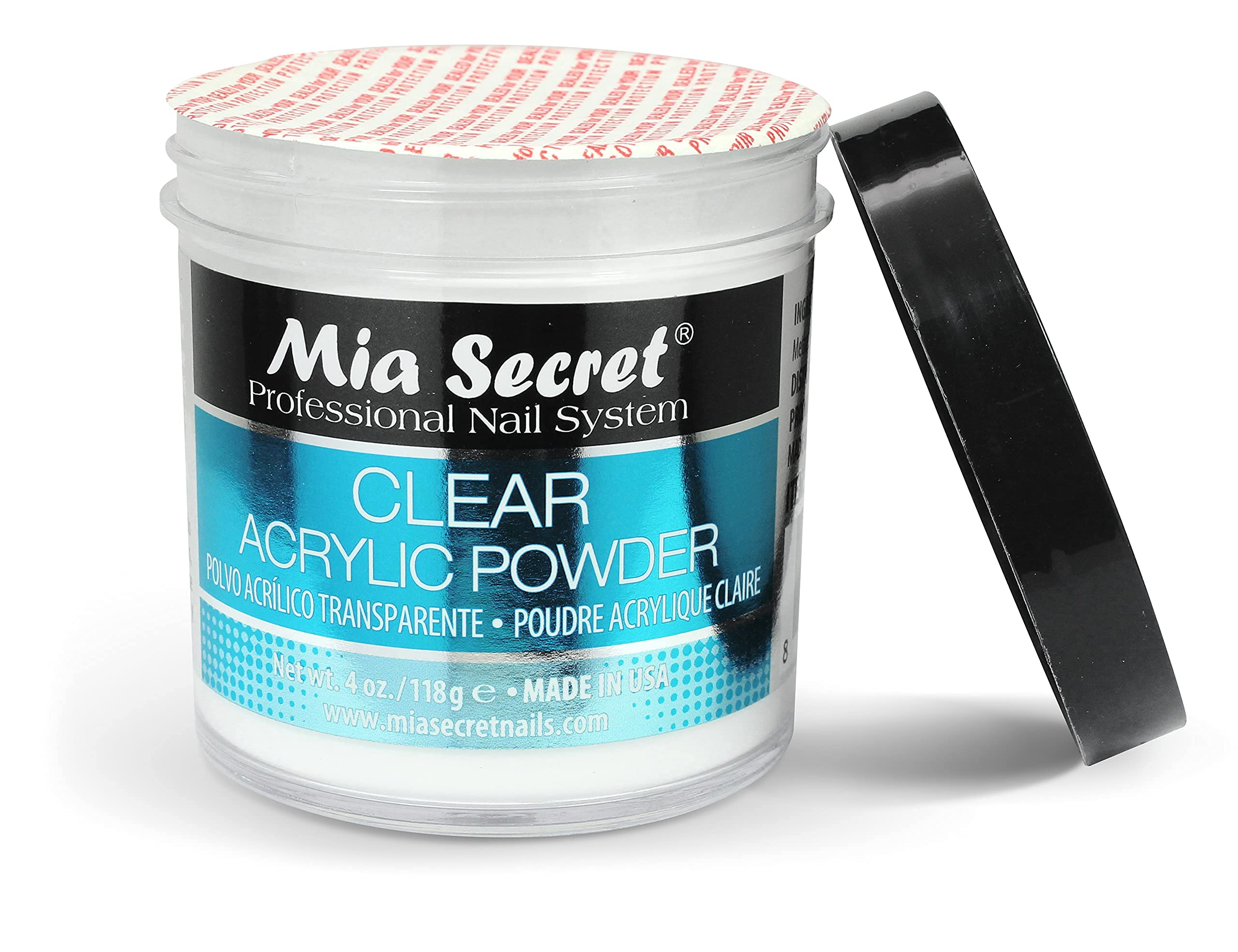 Mia Secret Clear Acrylic Powder (4oz) - Image 7