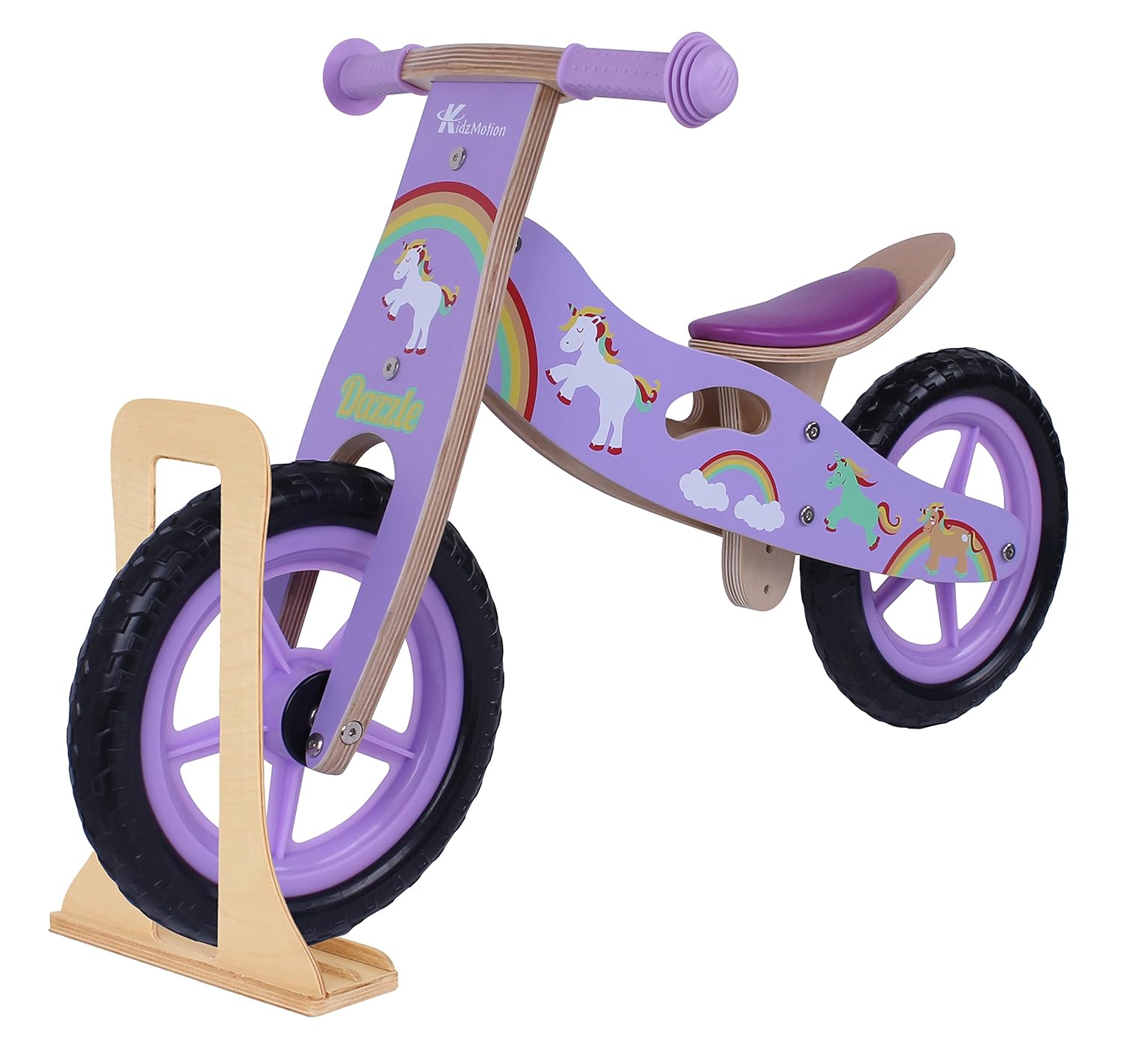 wooden motorbike balance bike