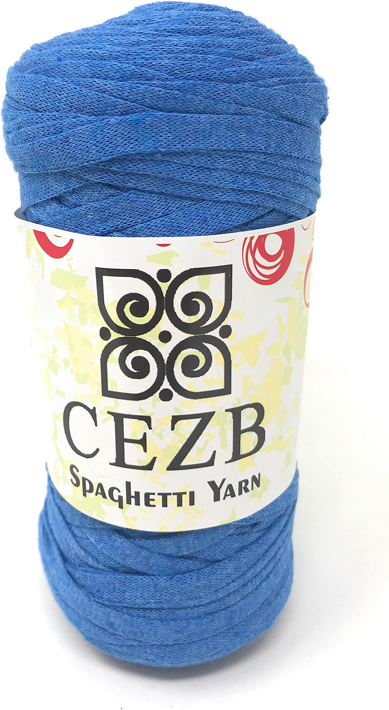 T-Shirt Yarn Ribbon Zpagetti ~ 250 gr and 175 Yard Long (160 Meter) for Sewing Knitting (Sapphire Blue)