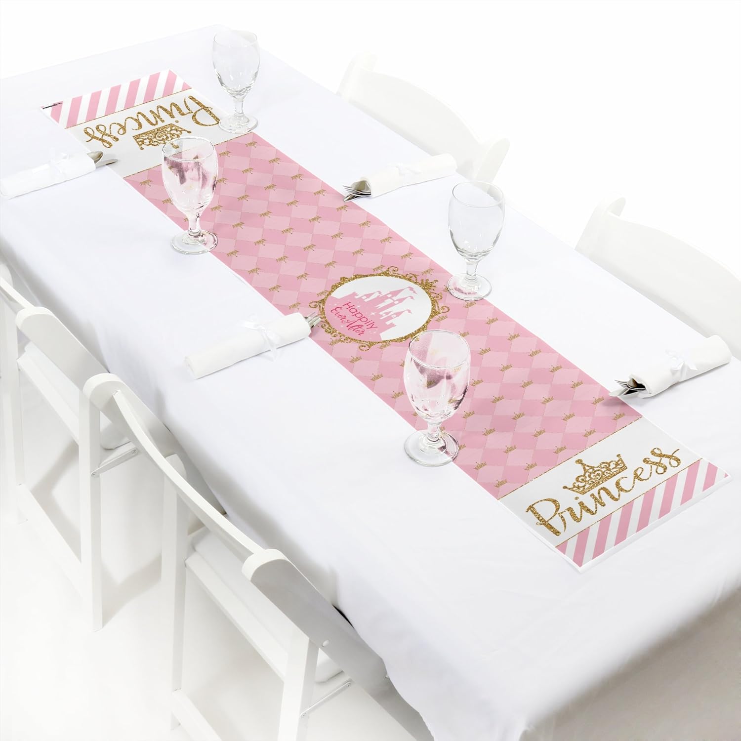 Best Baby Shower Girl Table Runner Pink