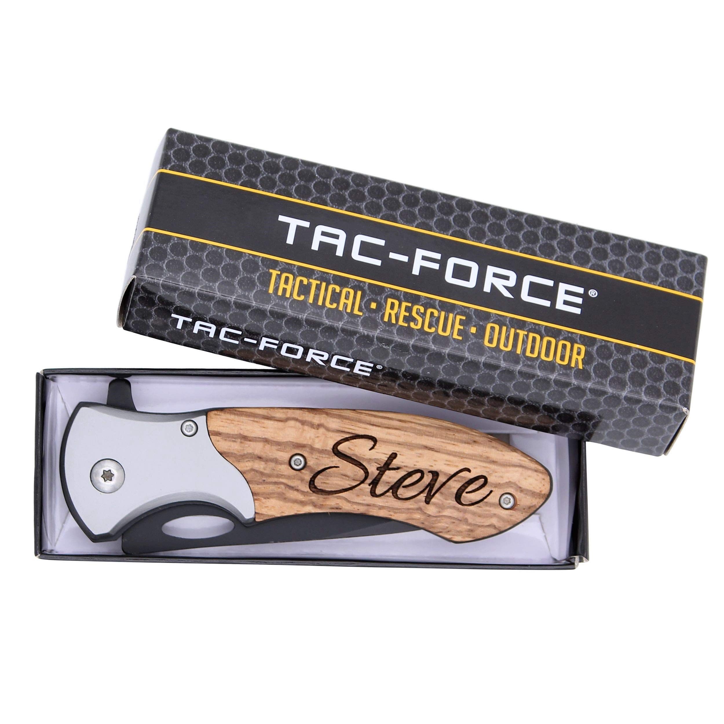 Tac Force TF876 Personalized Laser Engraved Tactical Pocket Knife