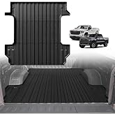 TripleAliners Truck Bed Mat for 2019+ Chevy Silverado/GMC Sierra 1500 5.8FT | for 2019-2026 Chevy Silverado/GMC 1500 Accessories, All Weather, TPE Pickup Bed Liner with Raised Wall, Custom Fit, Anti-Slip