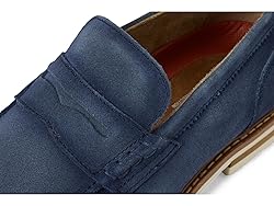 Stacy Adams Men's Hopkins Penny Slip On,Navy