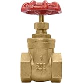 1" Brass Gate Valve - 200WOG, FxF NPT