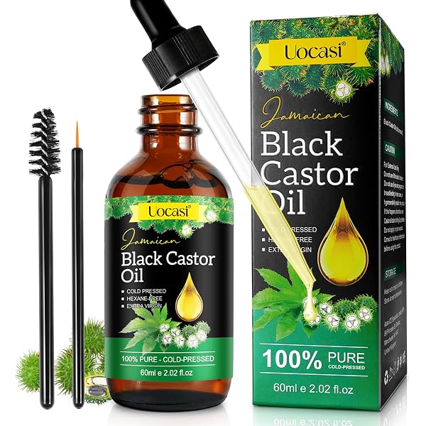 Fantasia Jamaican Black Castor Oil Styling Gel – 16 Unzen (473 Ml), Mit Hanfsamenöl, Fester Halt, Alkoholfrei