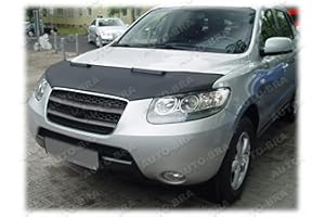 AUTO-BRA HOOD BRA Front End Nose Mask Compatible with Hyundai Santa Fe 2006-2012 Bonnet Bra STONEGUARD PROTECTOR TUNING