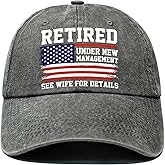Retirement Gifts for Men, Mens Retirement Gifts, Adjustable Retired Hats for Him Husband Dad