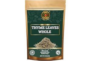 SPICE MAGIC THE TASTE OF MAGIC Spice Magic Dried Thyme Leaves – 4 oz (113 g) | Gourmet All-Natural Herb | Perfect for Seasoning Meats, Poultry, Soups, Stews & Mediterranean Dishes | 100% Natural, Vegan, Non-GMO