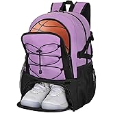 Goloni Basketball Backpack,Large Sports Bag with Ball Compartment & Shoe Compartment,Basketball Bag Fit Volleyball, soccer,Gym
