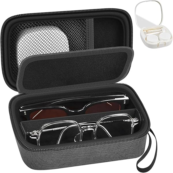 Amazon.com: GWCASE Portable 2 in 1 Contact Lens Case and Glasses Amazon.com: GWCASE Portable 2 in 1 Contact Lens Case and Glasses