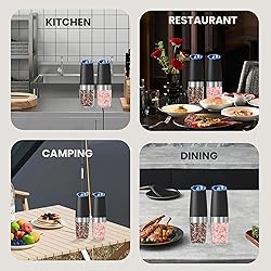 BELRIGO Battery Operated Salt And Pepper Grinder