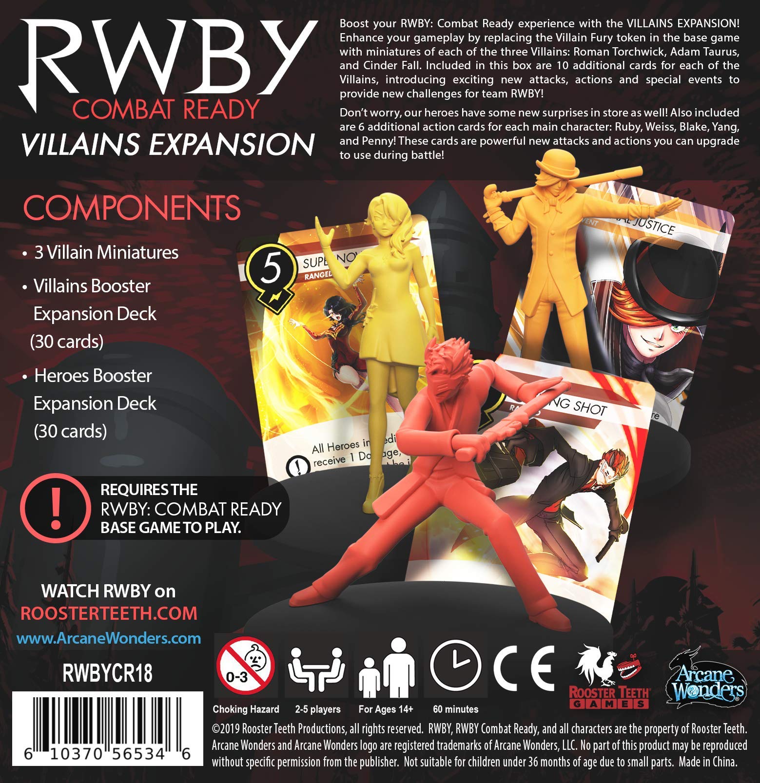 Mua Arcane Wonders RWBY: Combat Ready Villains Expansion trên Amazon Mỹ ...