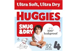 Huggies Snug & Dry Diapers Size 4, 92 Count