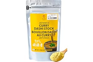 YAMASAN KYOTO UJI Japanese Curry Dashi Stock, Spicy and Rich Umami Broth, Produced by a Famous Restaurant in Kyoto, For Udon,