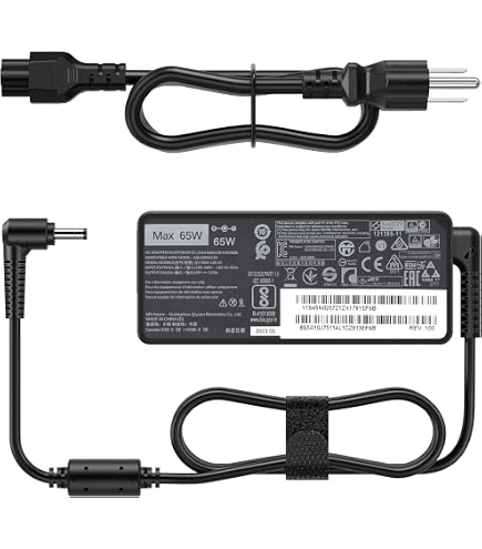 Kircuit 10ft Laptop AC Adapter Charger For IBM 3000 Series | ADP-65YB B Replacement Power Supply - View #4