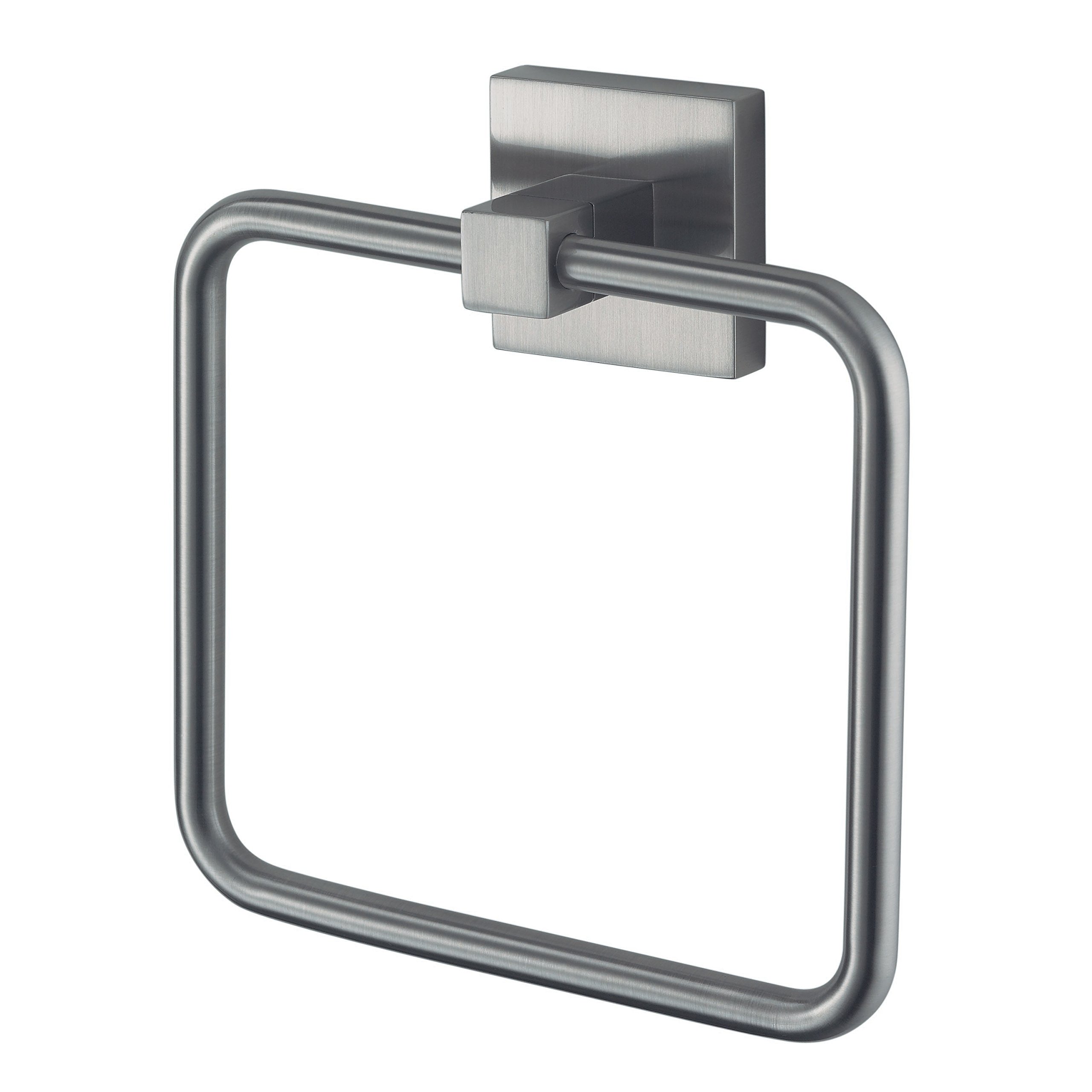 Haceka "Mezzo Tec Towel Ring, Silver
