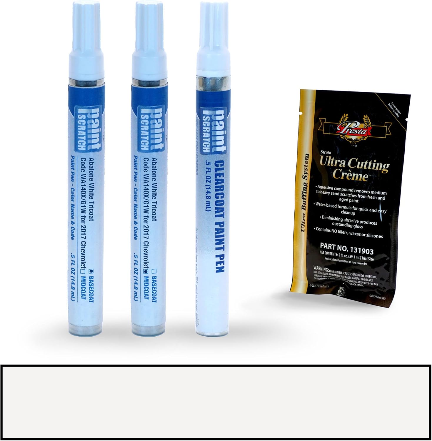 PAINTSCRATCH Abalone White Tricoat WA140X/G1W for 2017 Chevrolet City Express