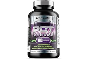 IRON LABS NUTRITION PCT Xtreme - PCT Supplement for Men - 4 Week Course - Post Cycle Support Booster (80 Capsules)