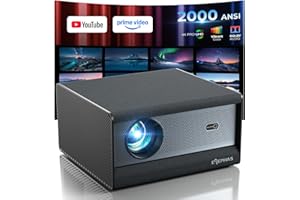 ELEPHAS Smart 4K Projector with WiFi and Bluetooth - Compatible with Netflix, Prime Video, YouTube, Dust-Proof Sealed, Dolby Audio, Auto Focus & Keystone PRO UHD HDR 10+ Video Projector
