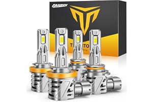 Ursprung 2026 𝐓𝐨𝐩-𝐆𝐫𝐚𝐝𝐞 H11/H9/H8 9005/HB3 Bulbs Combo, 14X Ultra Bright, 6500K Cool White, 1:1 OEM Plug & Play, CANb