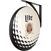 Golf Ball Double Sided Pub Sign - Miller Light