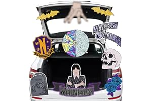 OHJIJINN Halloween Trunk or Treat Car Decoration Kit, PVC Outdoor Halloween Garage Door Decorations