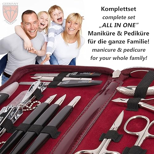 Swords Germany brand quality 16 piece manicure pedicure grooming kit  set for professional finger toe nai