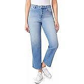 WallFlower Womens Fearless Curvy Super High-Rise Retro Straight 30" Insta Vintage Juniors Jeans