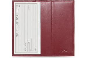 HISCOW Minimalist Checkbook Cover - Full Grain Leather