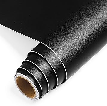 Amazon Yenhome リメイクシート 無地 黒 76cmx3ｍ 壁紙シール 光沢なし キッチン壁紙 防水壁紙 はがせる壁紙 賃貸 カッティングシート 模様替え 張り替え 台所 戸棚 下駄箱 天井 リビング ベッドルーム 壁紙